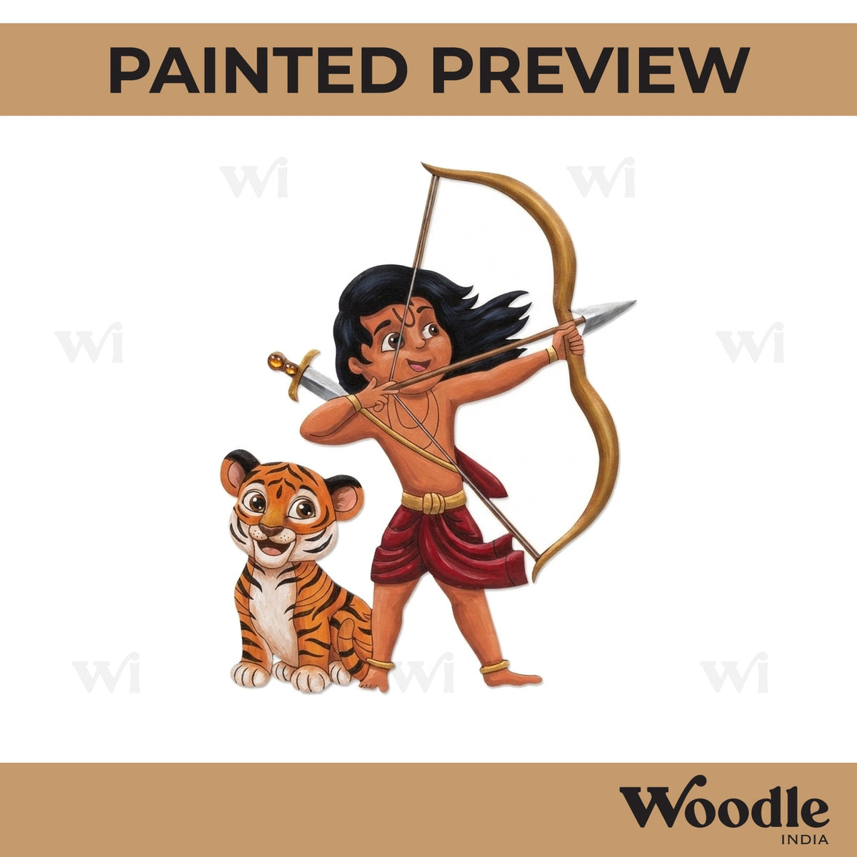 Lord Ayyappan Pre Marked MDF Design 1