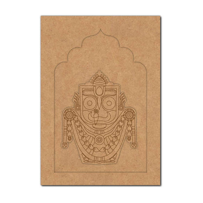 Lord Jagannath Ji Jharokha Pre Marked MDF Design 1