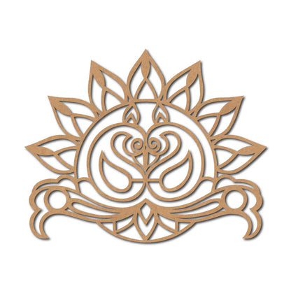 Lord Jagannath Ji Mandala Cutout MDF Design 1