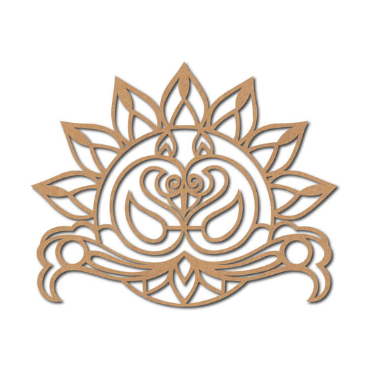 Lord Jagannath Ji Mandala Cutout MDF Design 1
