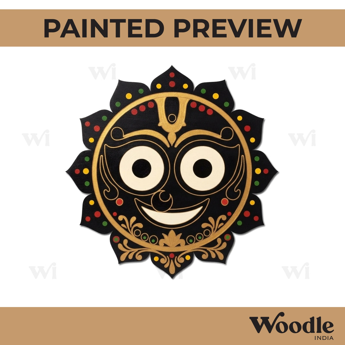 Lord Jagannath Ji Pre Marked MDF Design 2