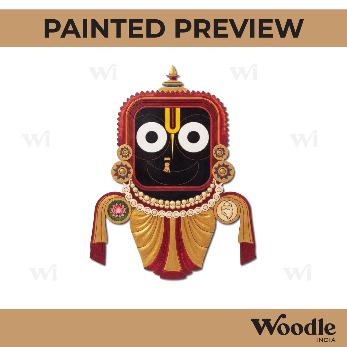 Lord Jagannath Ji Pre Marked MDF Design 4