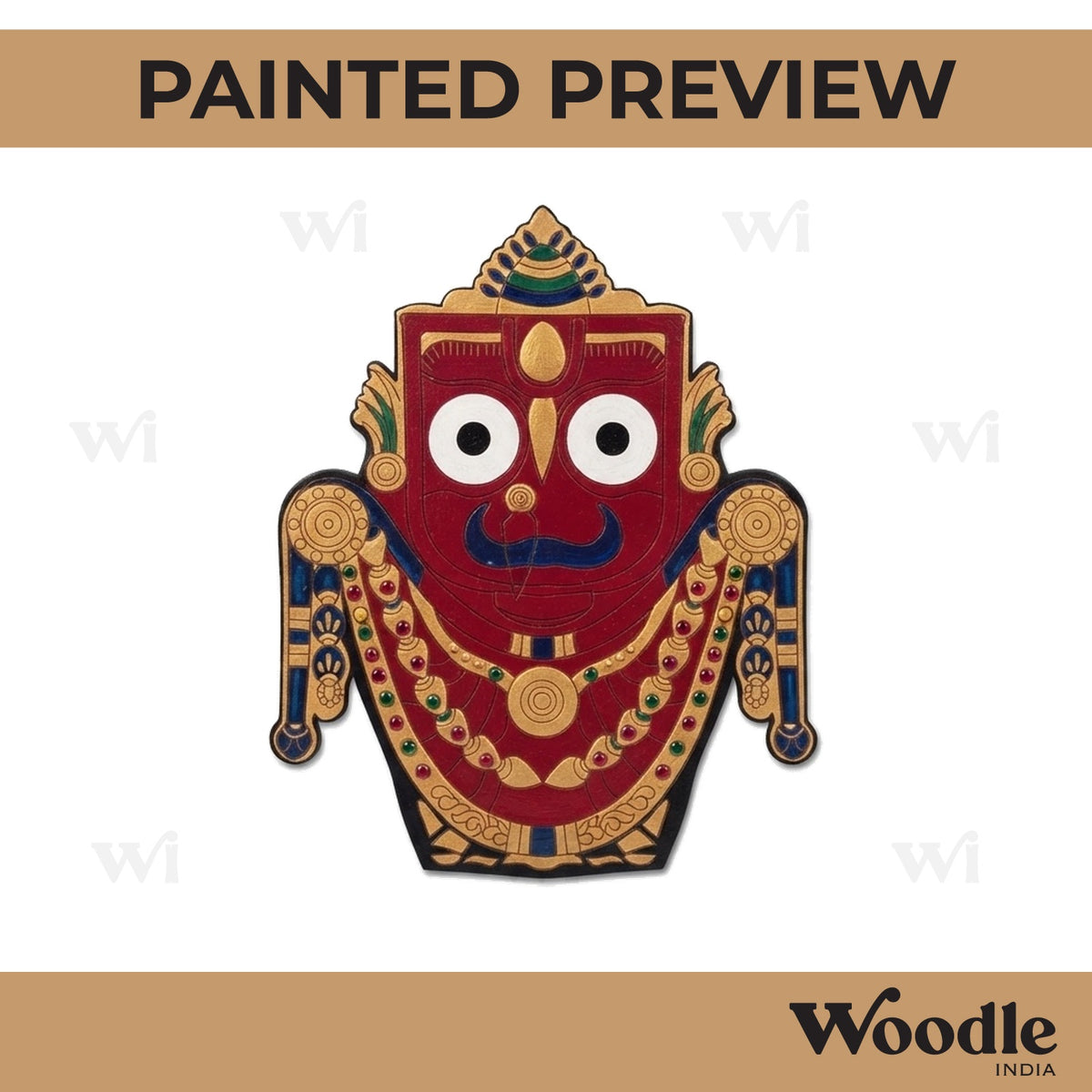 Lord Jagannath Ji Pre Marked MDF Design 7