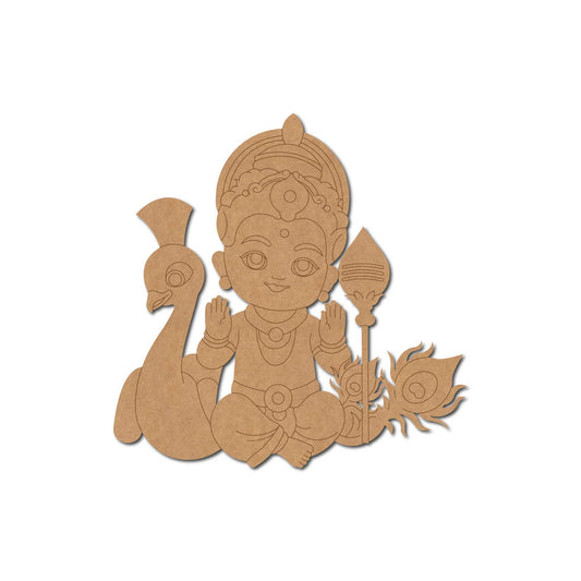 Lord Murugan Pre Marked MDF Design 3