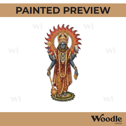 Lord Narasimha Pre Marked MDF Design 2