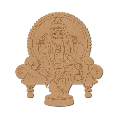 Lord Vishwakarma Pre Marked MDF Design 1