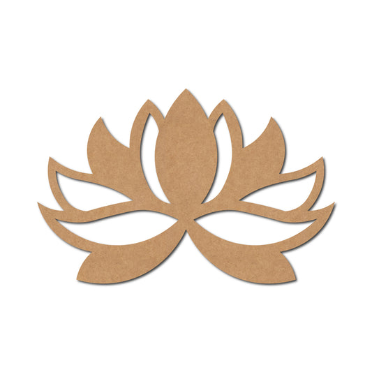 Lotus Cutout MDF Design 2