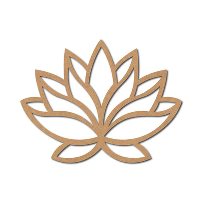 Lotus Cutout MDF Design 3