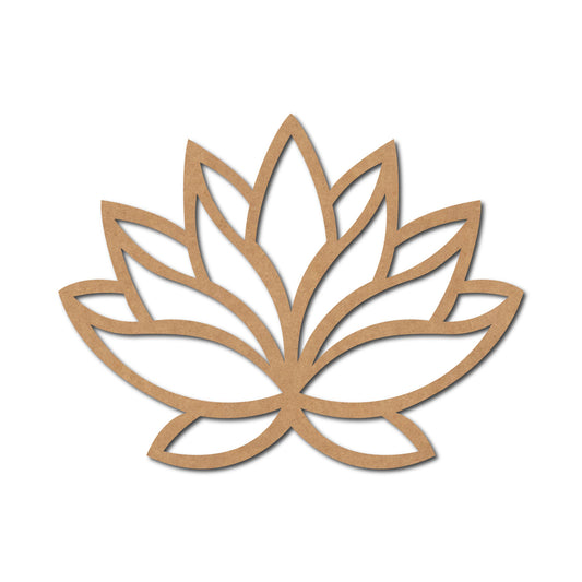 Lotus Cutout MDF Design 3