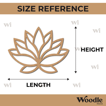 Lotus Cutout MDF Design 3