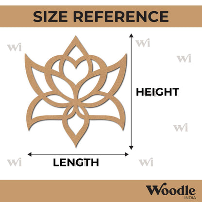 Lotus Cutout MDF Design 4