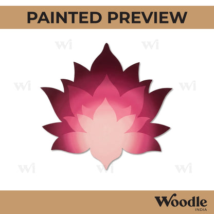 Lotus Cutout MDF Design 5