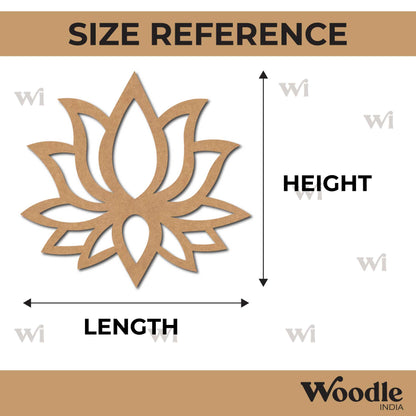 Lotus Cutout MDF Design 8