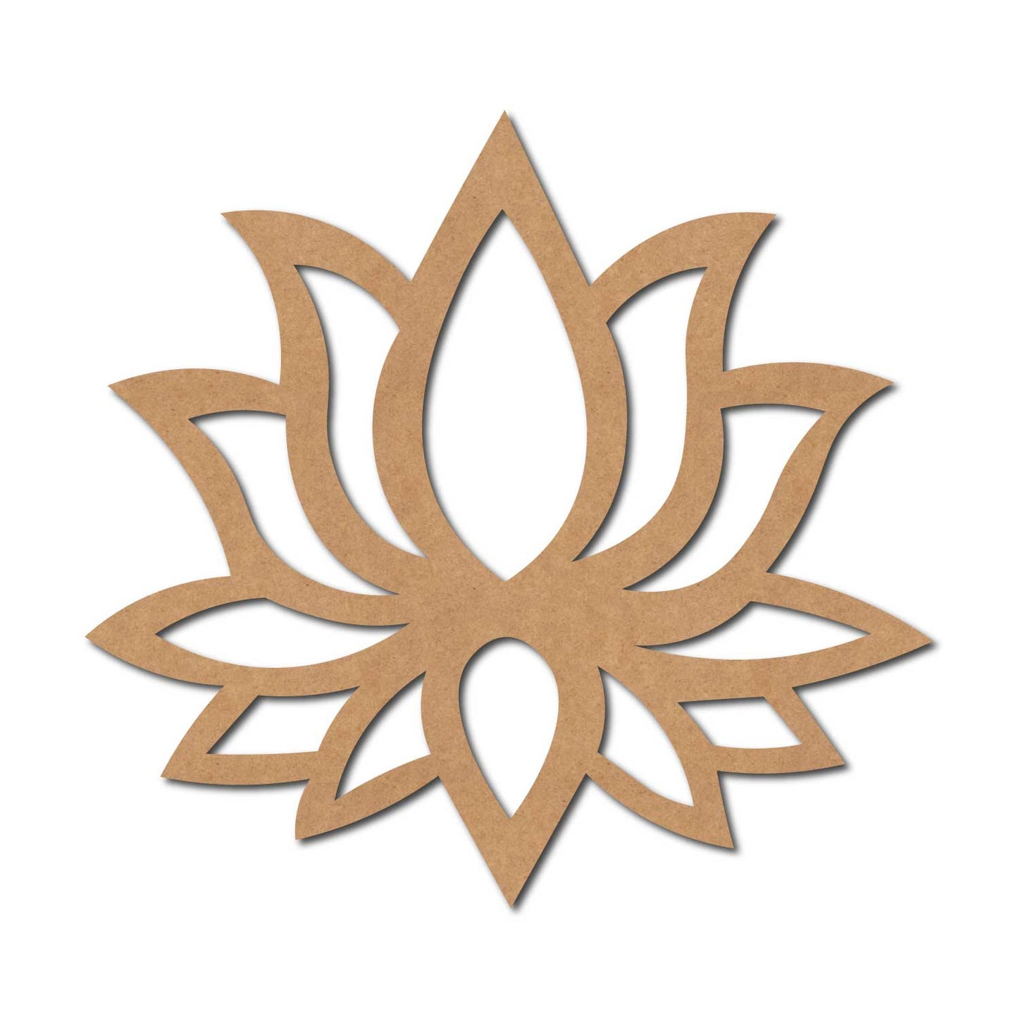 Lotus Cutout MDF Design 8