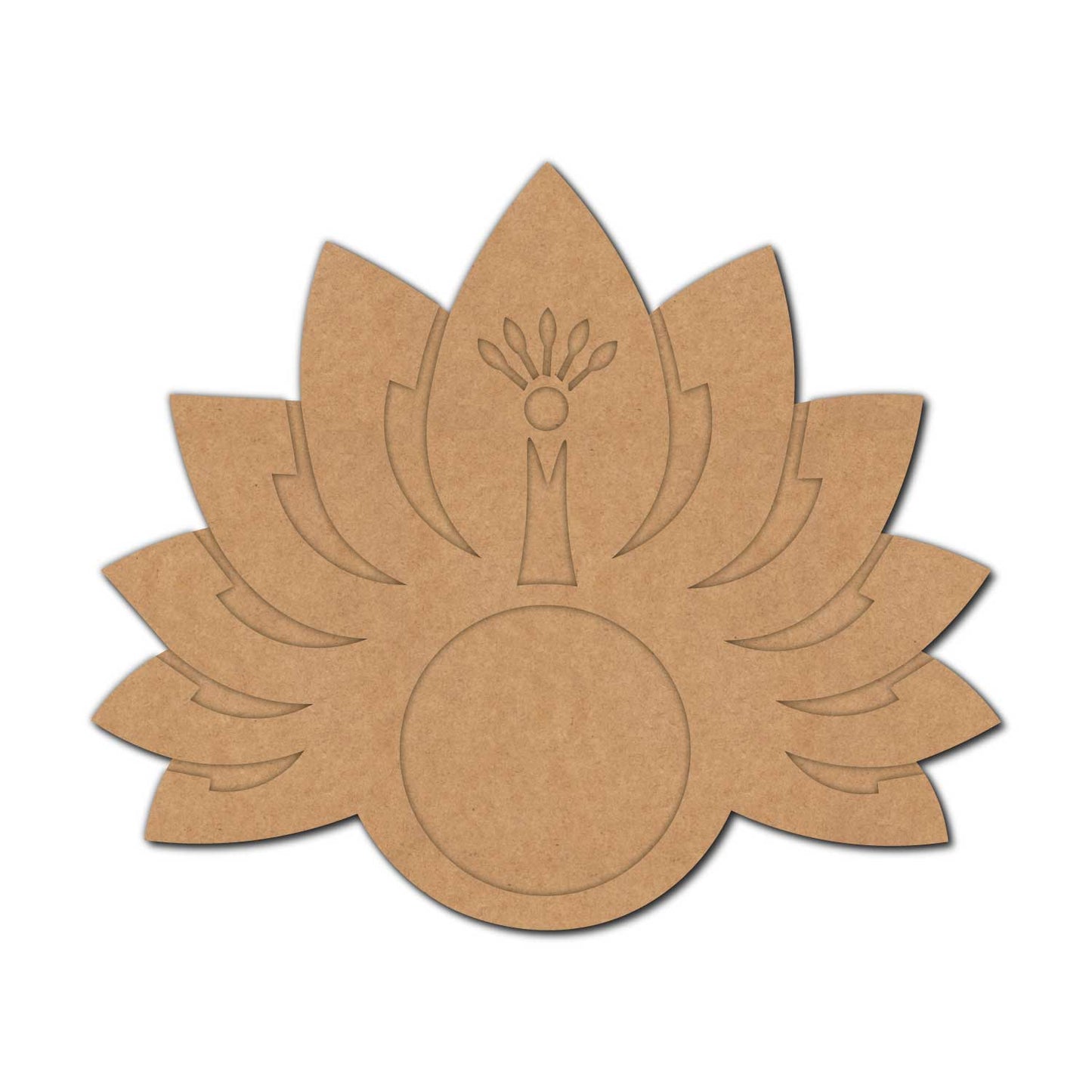 Lotus Diya Tealight Holder MDF Design 10