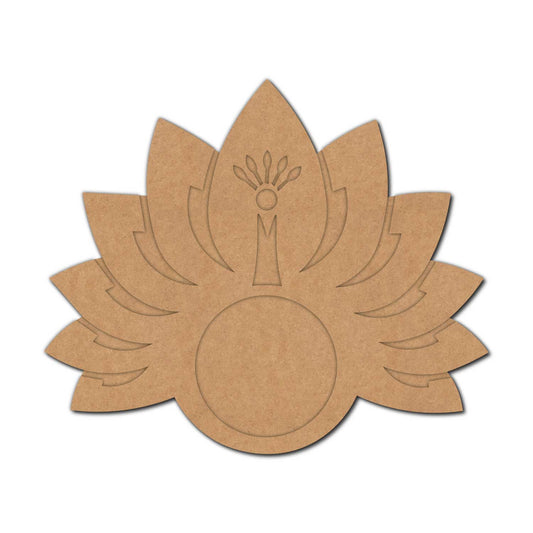 Lotus Diya Tealight Holder MDF Design 10
