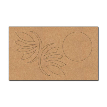 Lotus Diya Tealight Holder MDF Design 12
