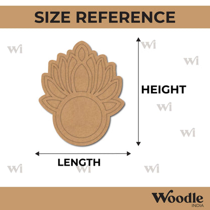 Lotus Diya Tealight Holder MDF Design 17