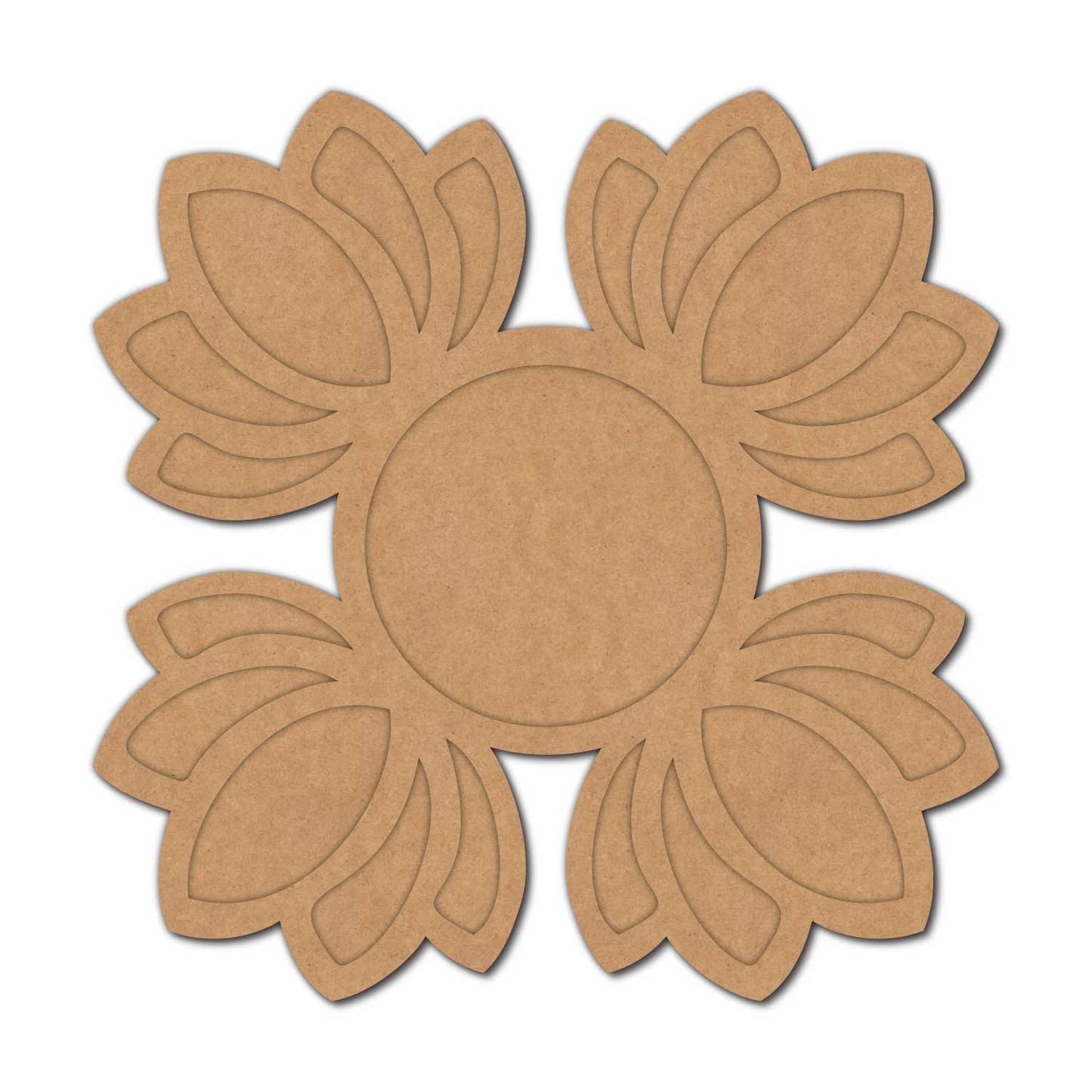 Lotus Diya Tealight Holder MDF Design 18