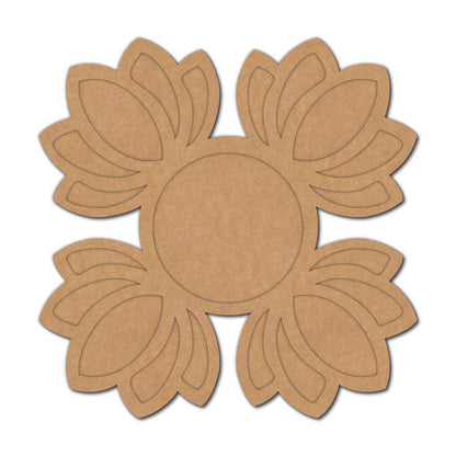 Lotus Diya Tealight Holder MDF Design 18