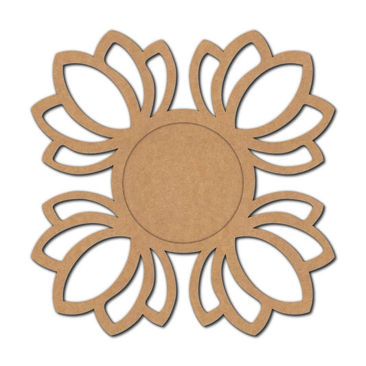 Lotus Diya Tealight Holder MDF Design 19
