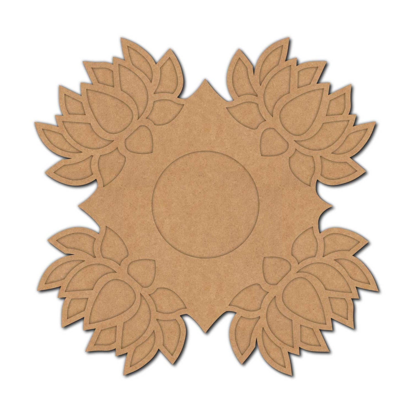 Lotus Diya Tealight Holder MDF Design 21