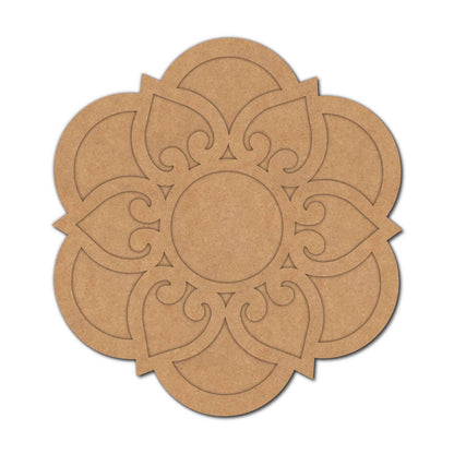 Lotus Diya Tealight Holder MDF Design 24