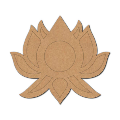 Lotus Diya Tealight Holder MDF Design 4