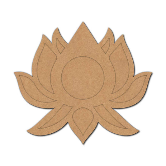 Lotus Diya Tealight Holder MDF Design 4