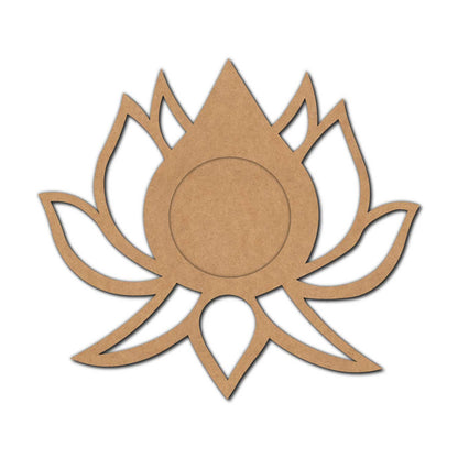 Lotus Diya Tealight Holder MDF Design 6