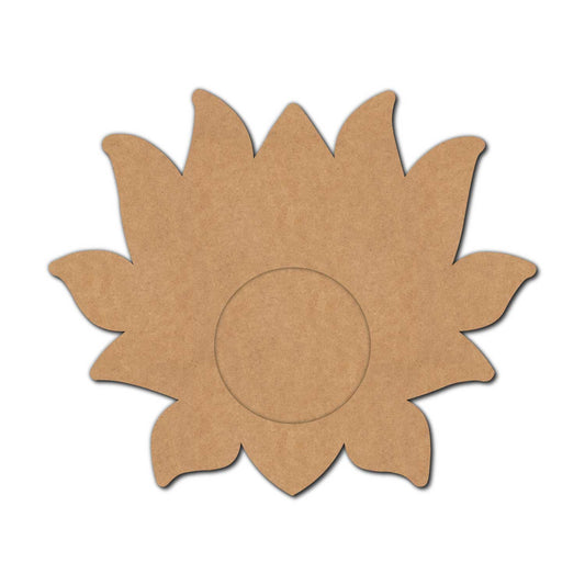 Lotus Diya Tealight Holder MDF Design 9