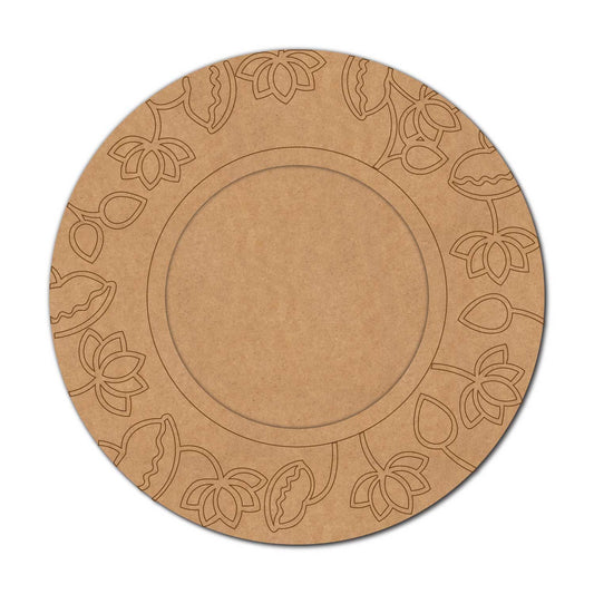 Lotus Diya Tealight Holder Pre Marked MDF Design 14