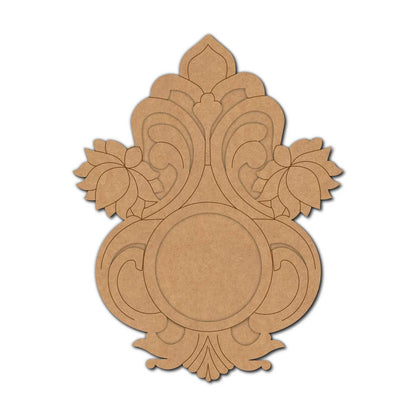 Lotus Diya Tealight Holder Pre Marked MDF Design 15