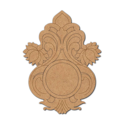 Lotus Diya Tealight Holder Pre Marked MDF Design 19