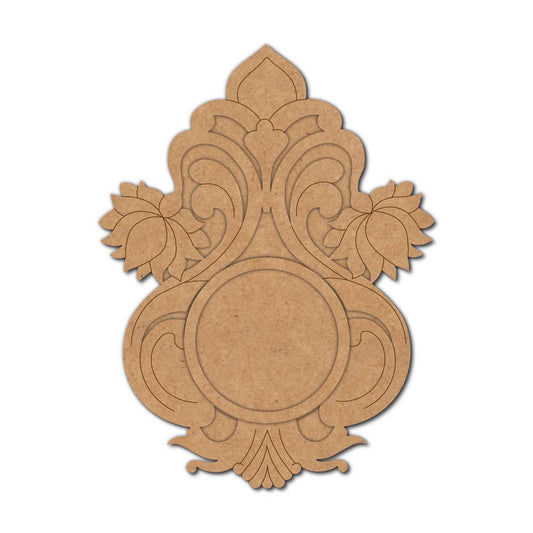 Lotus Diya Tealight Holder Pre Marked MDF Design 19