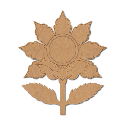 Lotus Diya Tealight Holder Pre Marked MDF Design 21