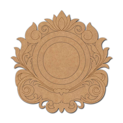Lotus Floral Diya Tealight Holder Pre Marked MDF Design 2