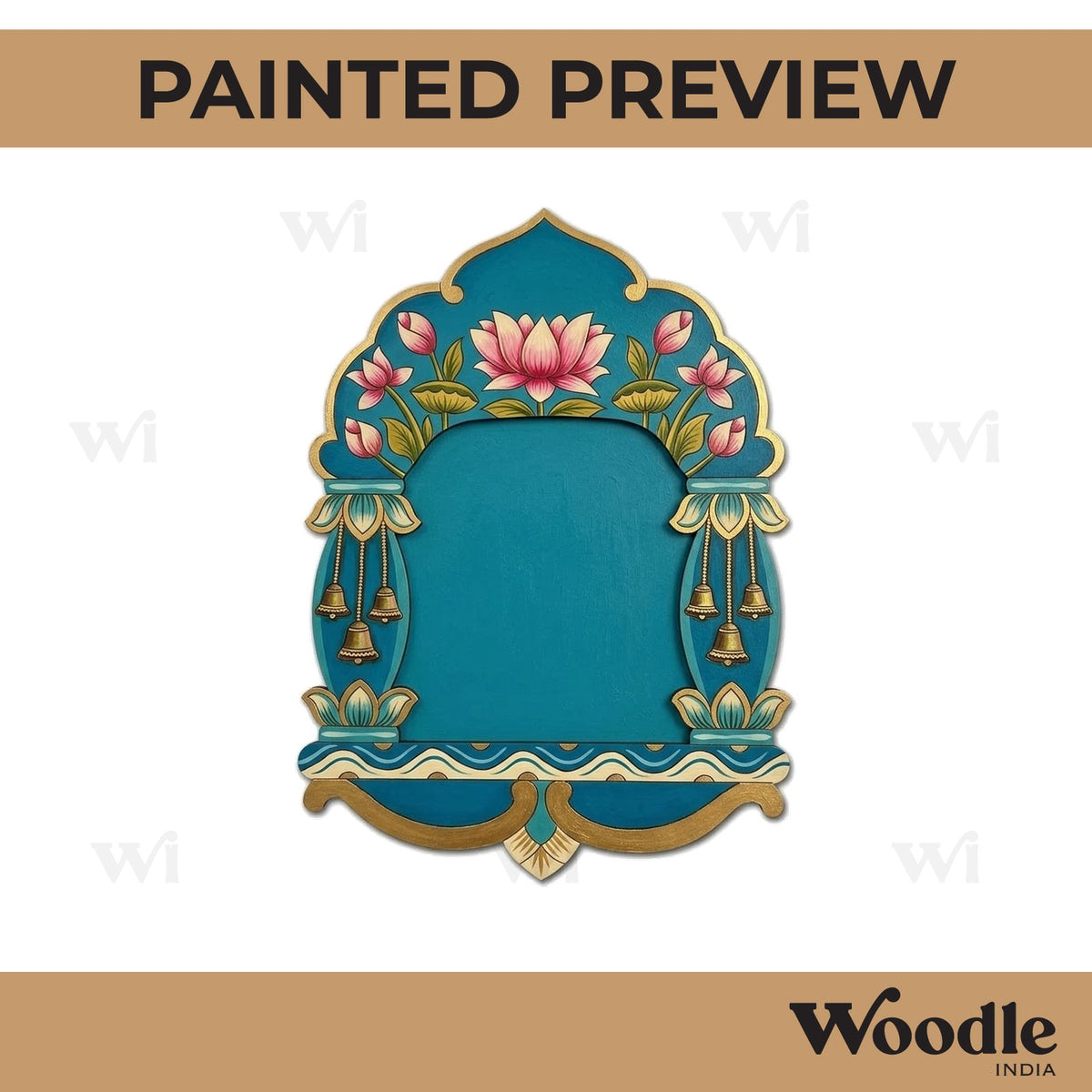 Lotus Jharokha Pre Marked MDF Design 3
