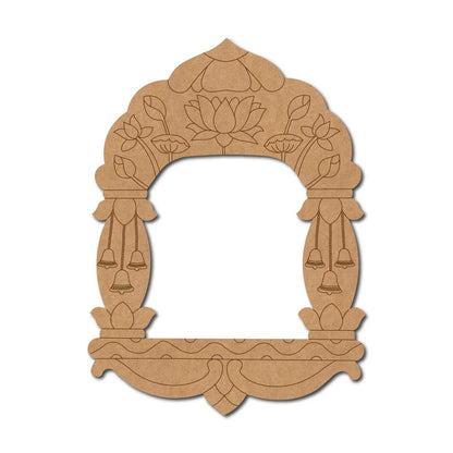 Lotus Jharokha Window Pre Marked MDF Design 2