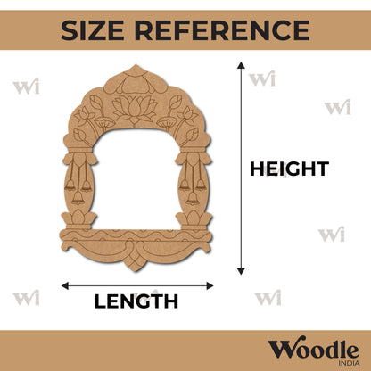 Lotus Jharokha Window Pre Marked MDF Design 2