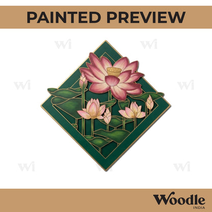 Lotus Pre Marked Base MDF Design 1