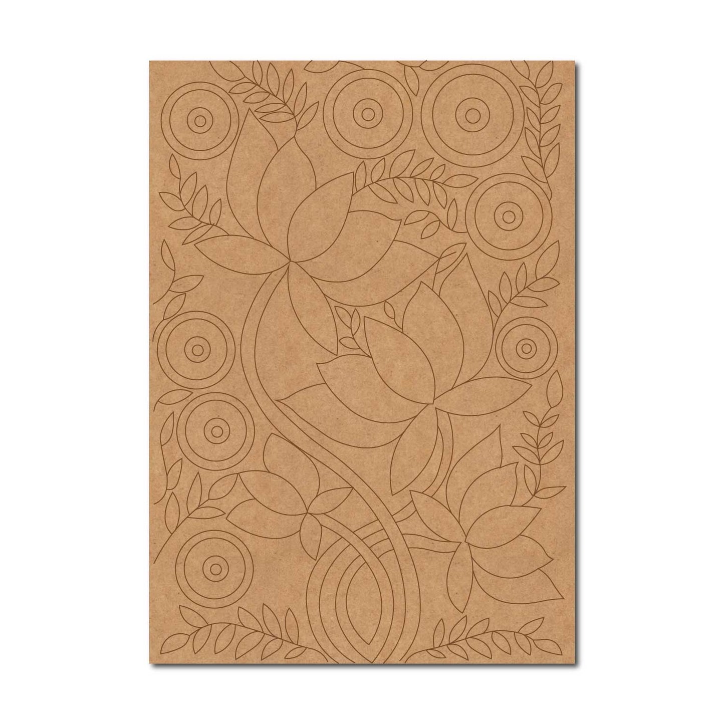 Lotus Pre Marked Base MDF Design 6
