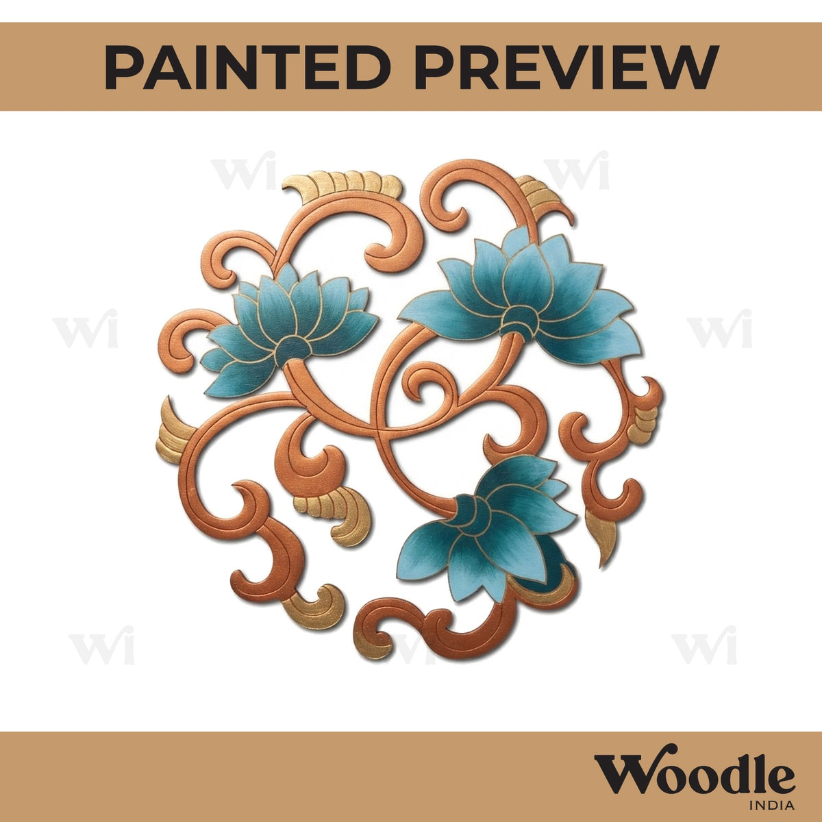 Lotus Pre Marked Base MDF Design 8