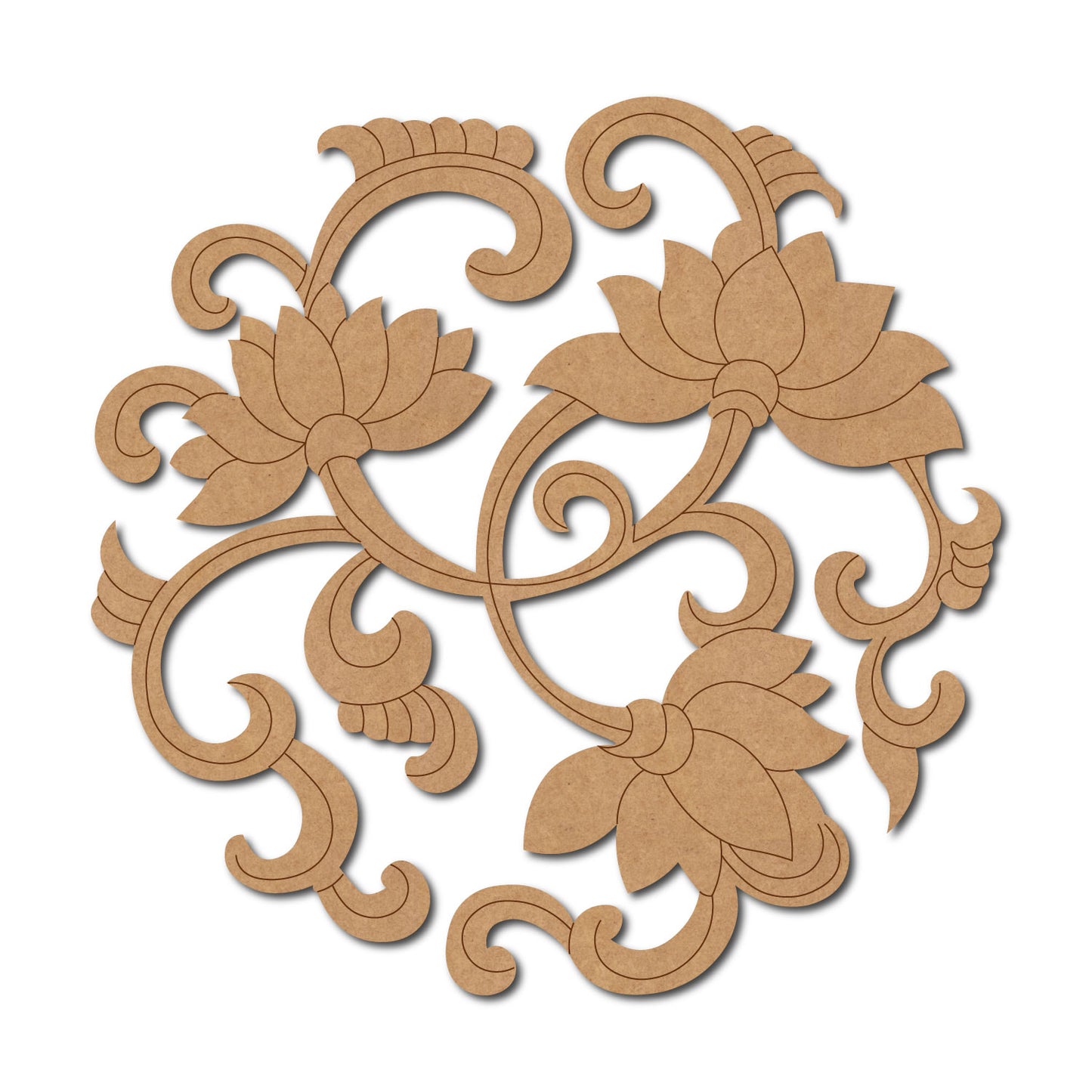 Lotus Pre Marked Base MDF Design 8