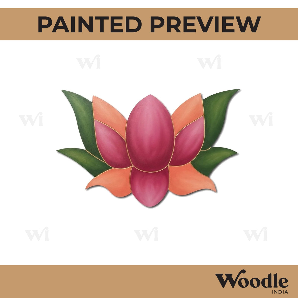 Lotus Pre Marked MDF Design 11