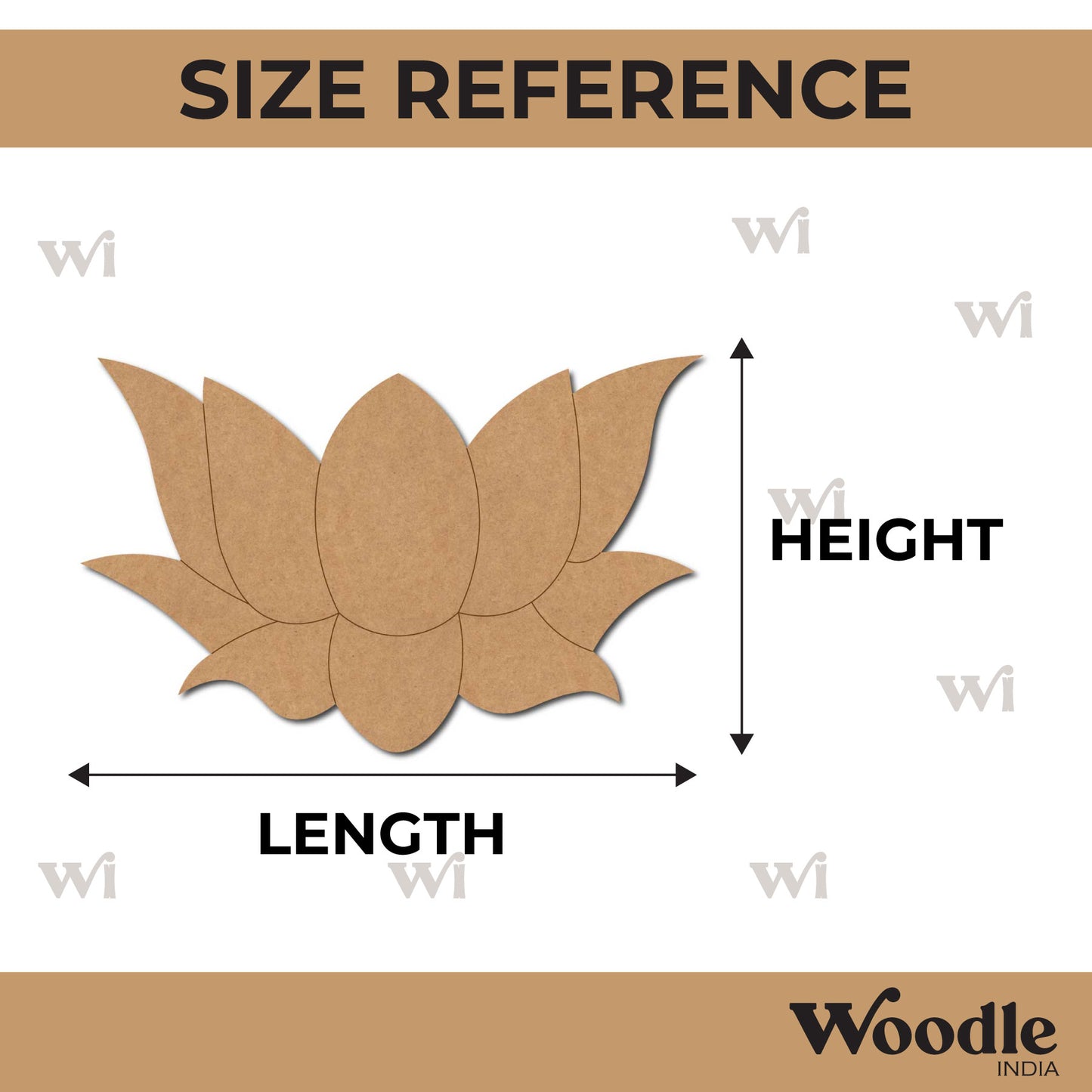 Lotus Pre Marked MDF Design 11
