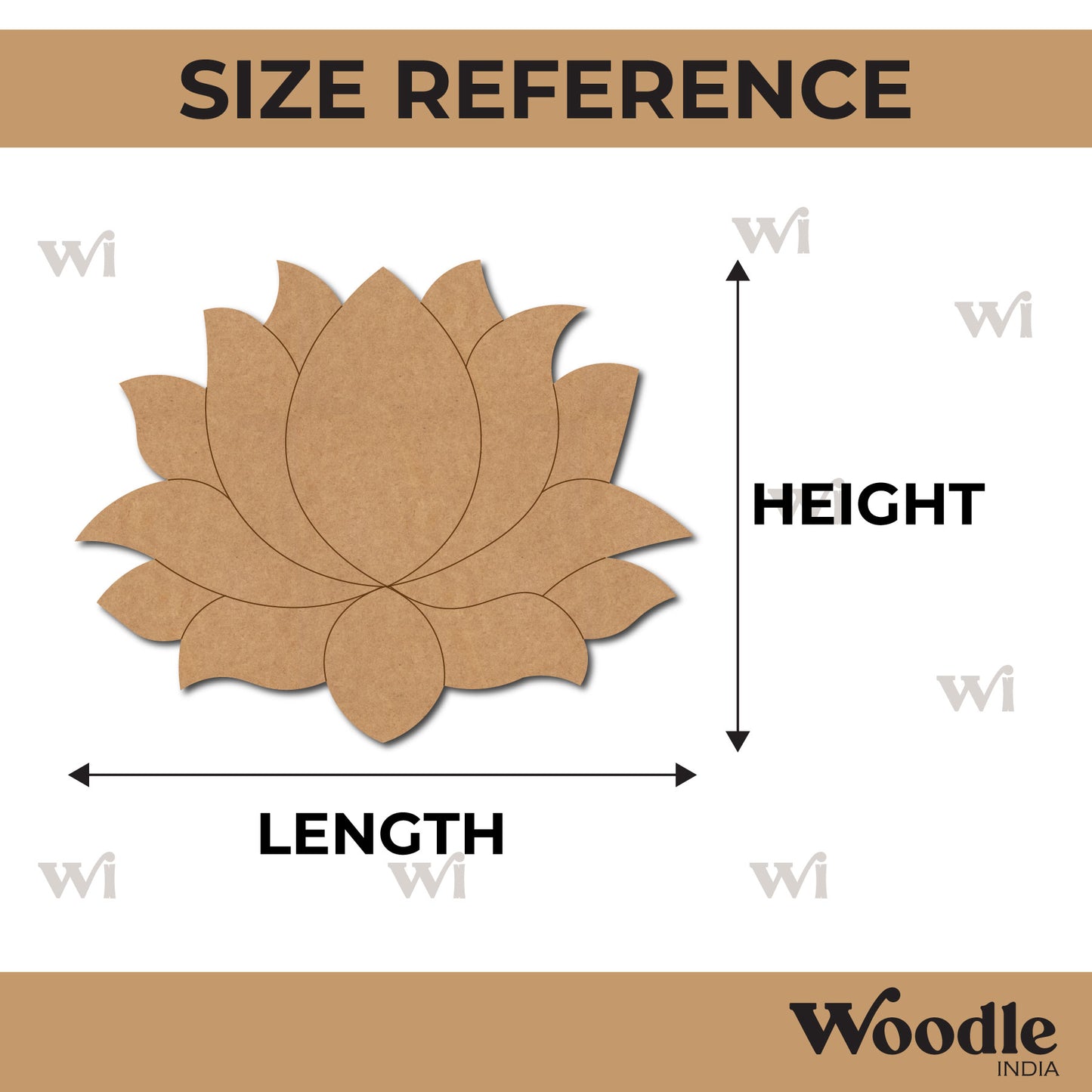 Lotus Pre Marked MDF Design 12