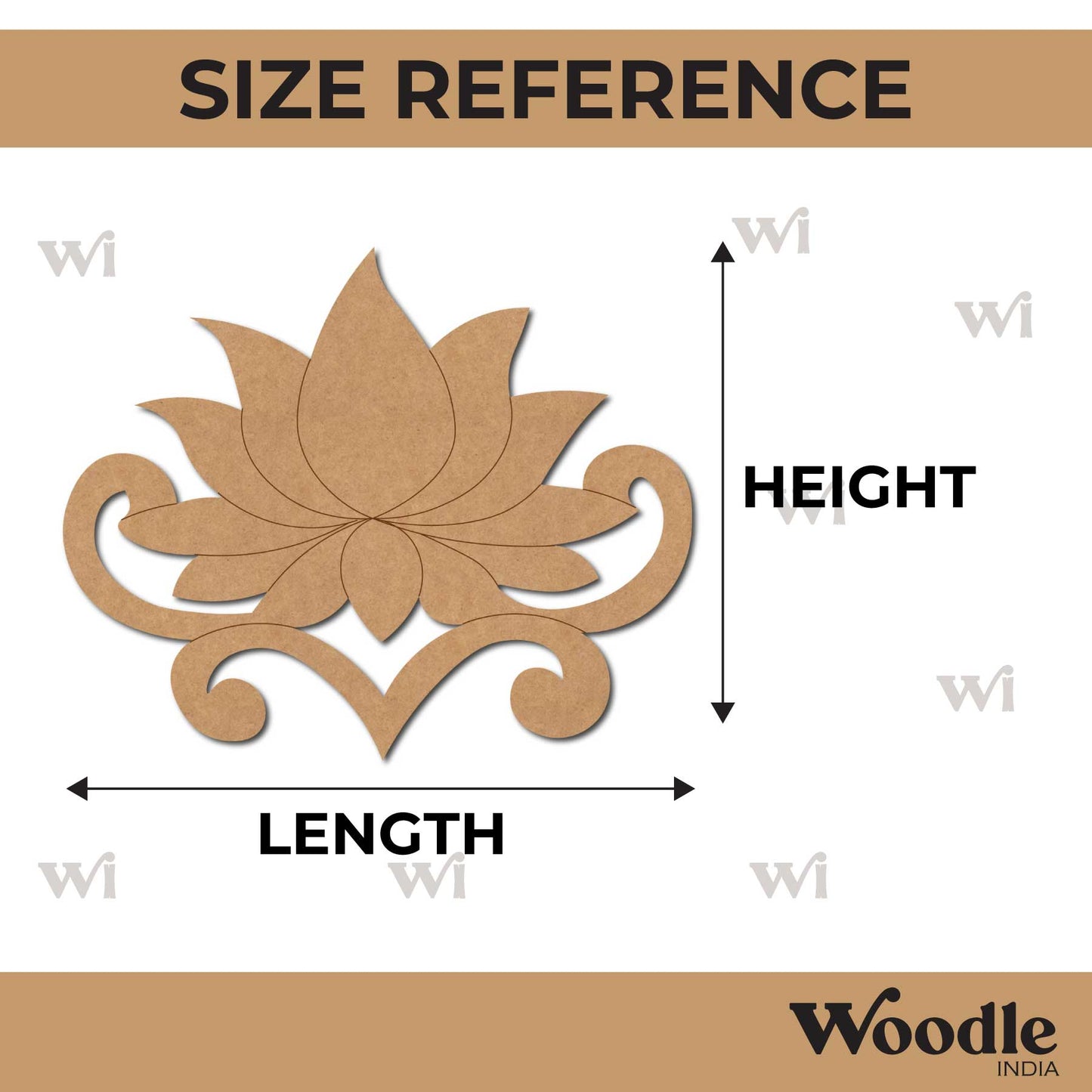 Lotus Pre Marked MDF Design 17