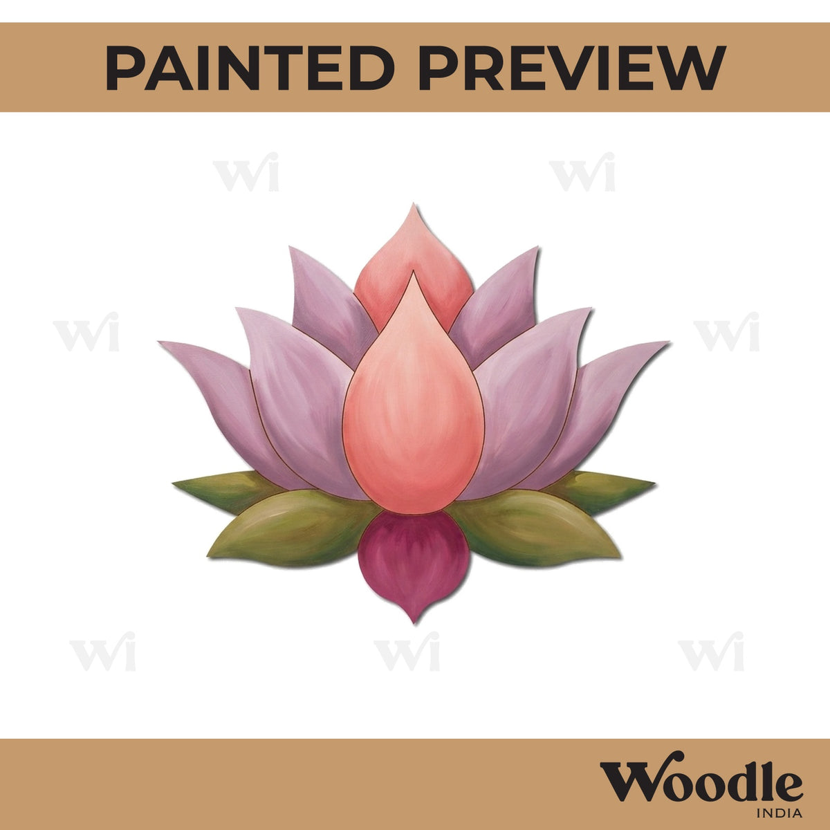 Lotus Pre Marked MDF Design 2