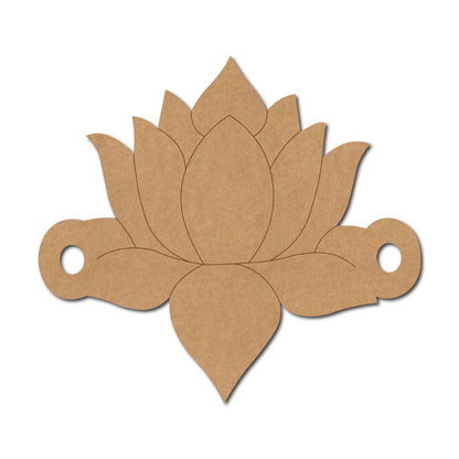 Lotus Rakhi Pre Marked MDF Design 1
